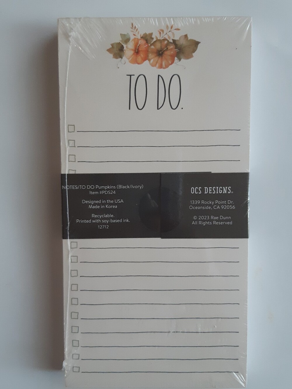 Rae Dunn Notepad Set